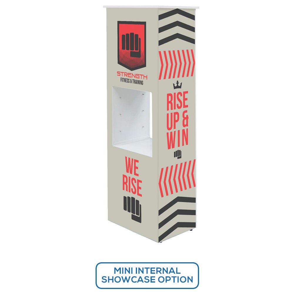 1x3 Lumiere Light Wall Showcase — Graphic Package with Mini Showcase